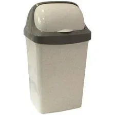 Мусорное ведро Idea Ролл Топ М2466 15 л (мраморный)