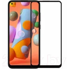 Защитное стекло CASE Full Glue для Samsung Galaxy A41 (черный)