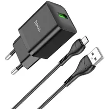 Сетевое зарядное Hoco N26 microUSB (черный)
