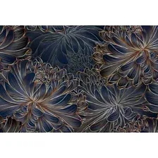 Фотообои листовые Vimala Векторные цветы 4 (270x400)