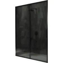 Душевая дверь MaybahGlass 195x150 MGD-1289-6 (графит матовый/черный)