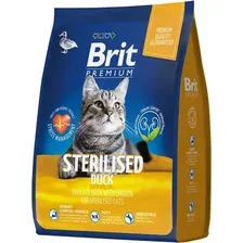 Сухой корм для кошек Брит Premium Cat Sterilized Duck & Chicken / 5049820 (2кг)
