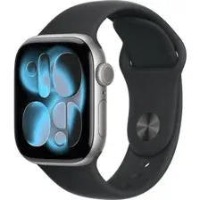 APPLE WATCH SERIES 11 42 ММ MEQX4RK/A (КОСМИЧЕСКИЙ СЕРЫЙ/ЧЕРНЫЙ, СИЛИКОНОВЫЙ РЕМЕШОК M/L)