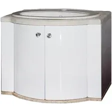 Гамма Тумба Турин с умывальником Гамма Люкс 4П - 65 (камень)