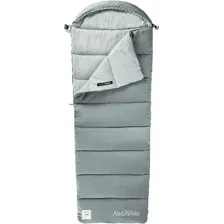 Спальный мешок Naturehike CNK2350WS023 M400 (серый, молния справа)