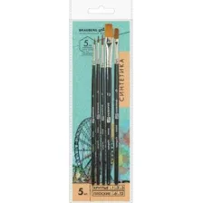 Набор кистей BRAUBERG Art Classic 200960 (5 шт, синтетика)