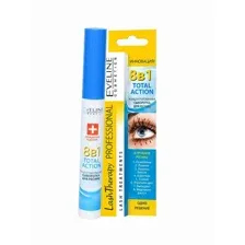Eveline Концентрированная сыворотка для ресниц 8 в 1 Lash Therapy Professional Total Action, 10 мл