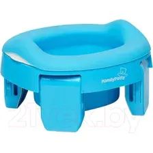 Дорожный горшок Roxy kids HandyPotty, HP-255B, голубой