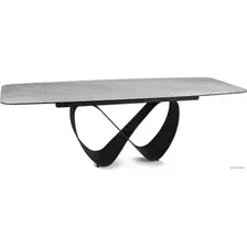 Кухонный стол Signal Infinity ceramic INFINITYBC160 (белый/черный)
