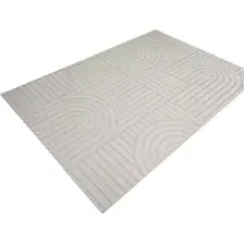 Ковер для жилой комнаты Radjab Carpet Сканди Сизаль Прямоугольник 10946A 12267RK (2.4x3.4, Krem/Krem)