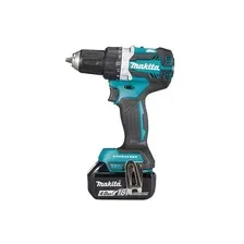 Аккум. дрель-шуруповерт MAKITA LXT DDF 484 RME в чем. (18.0 В, 2 акк., 4.0 А/ч Li-Ion, 2 скор., 54 Нм, шурупы до 10 мм)