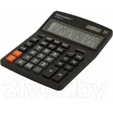 Калькулятор Brauberg Extra-16-BK / 250475 (черный)