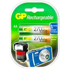 Аккумулятор GP Rechargeable AA 270AAHCMIN-2CR2