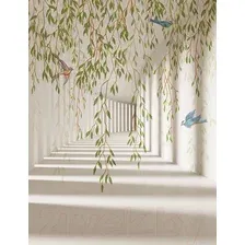 Фотообои Citydecor Flower Tunnel 3D 4 с защитным покрытием 200x140