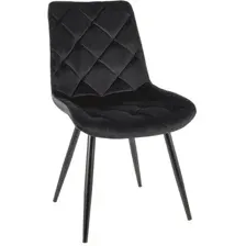 Стул Signal Ralph Velvet (bluvel 19 черный/черный)