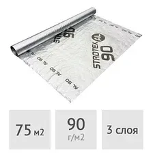 Пароизоляция Foliarex теплоотражающая Strotex Al 90 (75 м2)