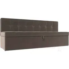 Диван Лига диванов Техас 340 (велюр коричневый)
