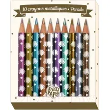 Набор цветных карандашей Djeco Металлик / DD03730 (10шт)