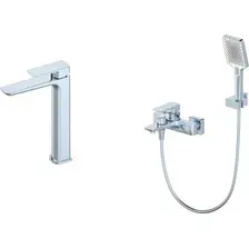 Комплект смесителей Oliveeka OL-639003A+239003-CR (хром)