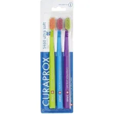 Набор зубных щеток Curaprox Ultrasoft D-0.10 (3шт)