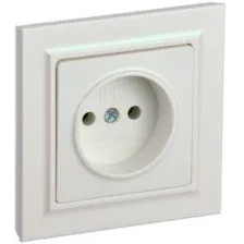 Розетка IEK Brite BR-R10-10-K36-F (жемчуг)