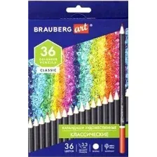 Набор цветных карандашей BRAUBERG Art Classic 181538 (36 цв)