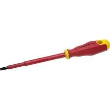 Отвертка STAYER PROFI ELECTRO диэлектрическая до 1000В, двухкомп рукоятка, SL 5,5 х 125мм 25141-05-12_Z01