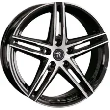 Литые диски Replay LX189 18x8" 5x114.3мм DIA 60.1мм ET 30мм BKF