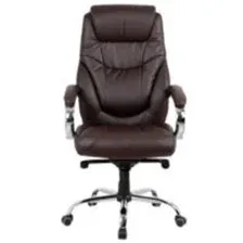 Офисное кресло King Style SHL-9-2 Tonpo PU Chrome (коричневый)