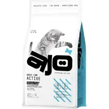 Корм для кошек AJO Аctive, индейка, 1.5 кг