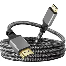 Кабель USBTOP MiniHDMI - HDMI 4K (1.5 м, черный)