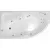 Ванна Triton София 170x95 L Люкс Flat (с гидромассажем)