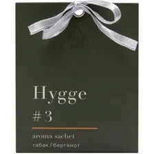 Ароматическое саше Arida Home Hygge №3 Табак и бергамот