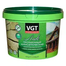 Лак VGT Пропиточный с антисептиком (900г, махагон)