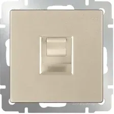 Розетка телефонная Werkel WL11-RJ-11 (Шампань)
