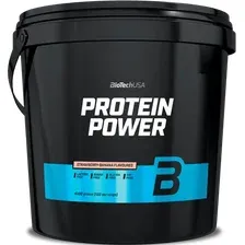 Протеин комплексный BioTech USA Protein Power (клубника/банан, 4000 г)