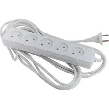Удлинитель Electraline 62009 (5м, белый)