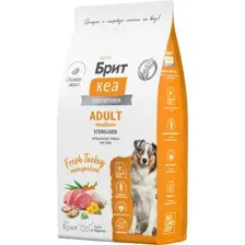 Корм Брит Кеа Dog Adult Medium Sterilised (Индейка) для собак 12 кг New