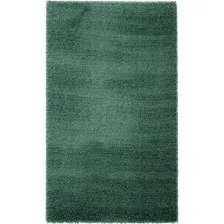 Ковер для жилой комнаты LAXMI Fluffy 01 прямоугольник (2x3, Dark Green)