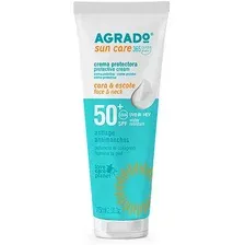 Крем солнцезащитный Agrado для лица и области декольте SPF50+ (75мл)