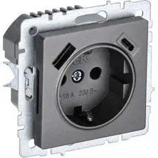 Розетка IEK Brite BR-R14-16-U22-018-K46