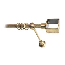 Карниз для штор Lm Decor Куб 177 1р гладкий (антик, 1.6м)