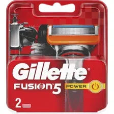 Набор сменных кассет Gillette Fusion Power (2шт)