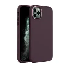 Бампер Bingo Metal для APPLE iPhone 12/12 Pro Бордовый
