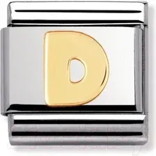 Звено для браслета NominatioN Буква D 030101/04