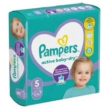 Подгузники детские PAMPERS Active Baby-Dry Junior 11-16 кг, 36 шт
