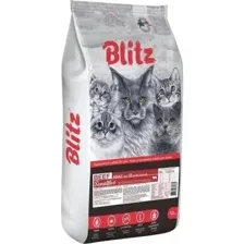 Корм для кошек Blitz Adult Cats Beef, 4409, 10 кг