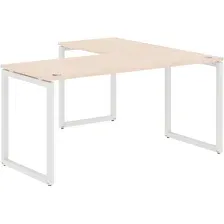 Стол угловой Xten-Q XQCT 1615 White (L), бук тиара