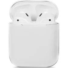 Силиконовый чехол Rumi для Apple AirPods, AirPods 2 (белый)