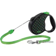 Поводок-рулетка Flexi Color Style Cord S (зеленый)